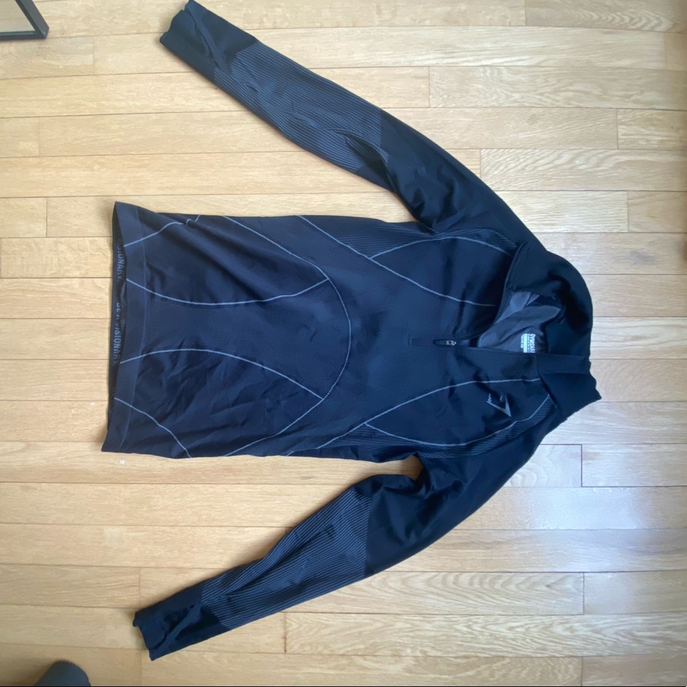 Gymshark black quarter zip